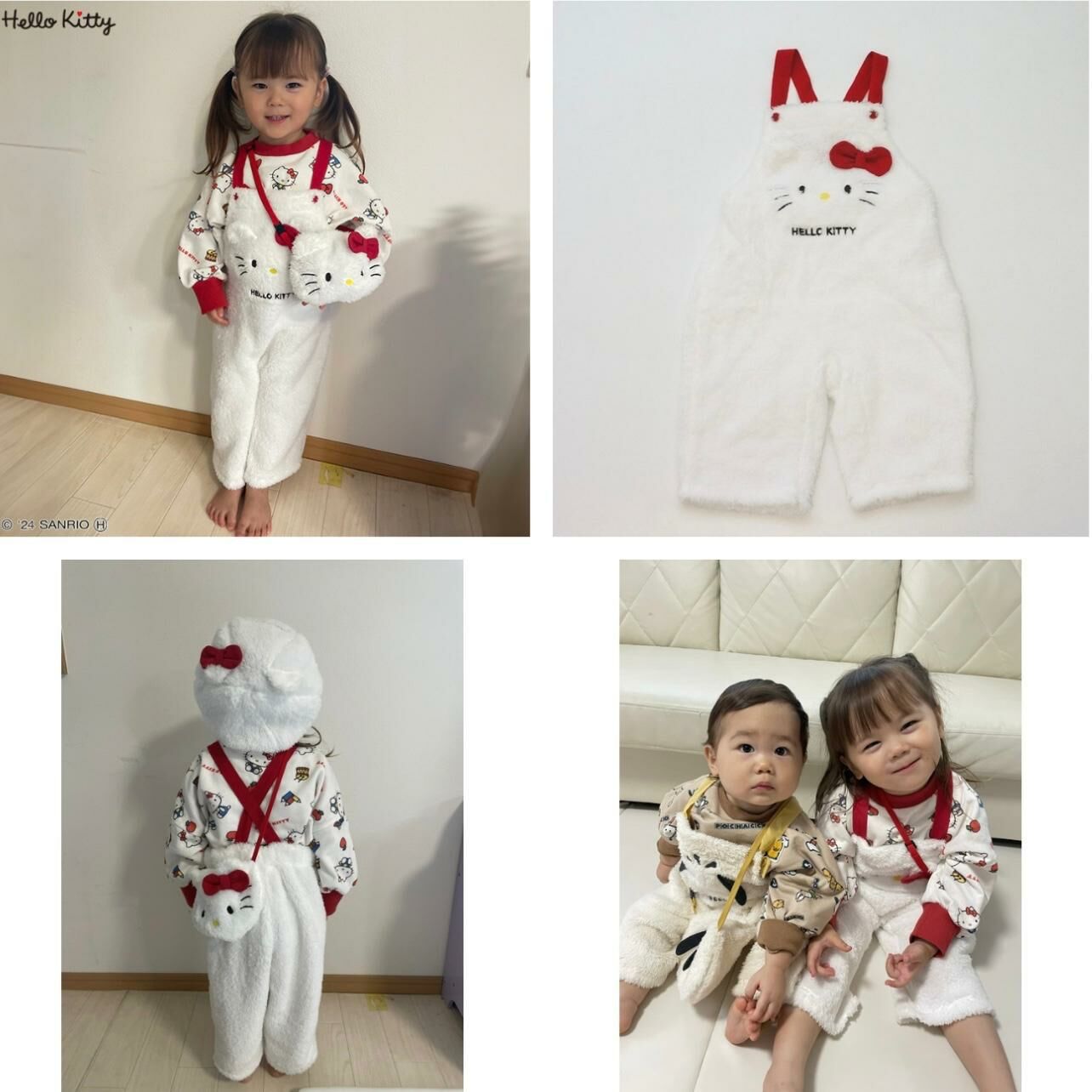 (現貨)🇯🇵日本直送 Sanrio Hello Kitty 吊帶褲/ 袋仔