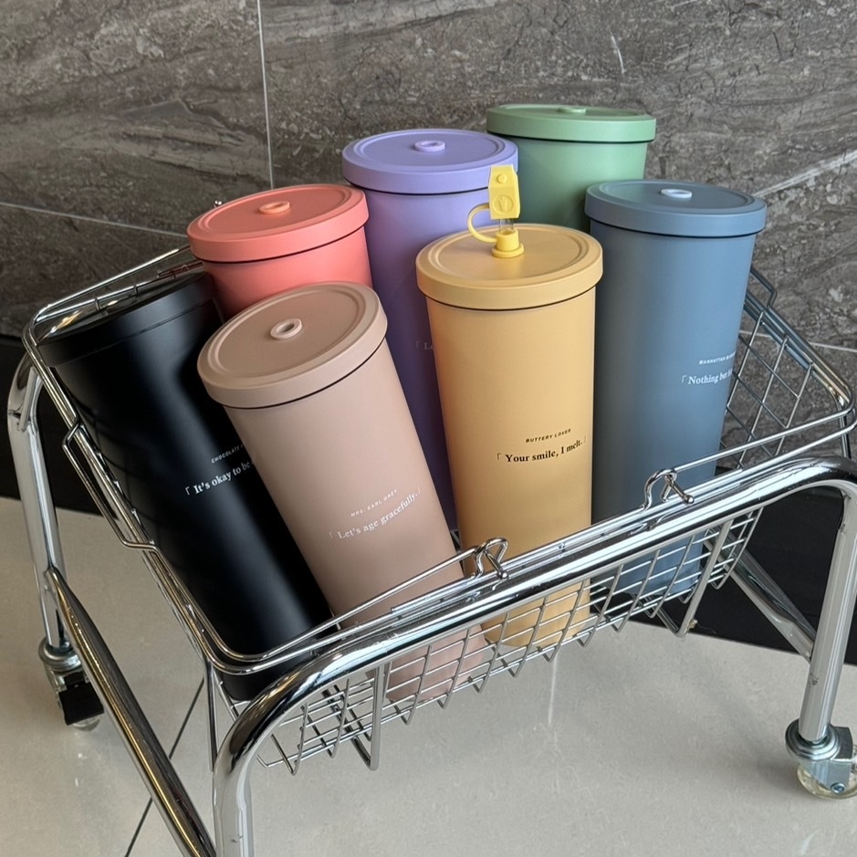 #現貨優惠 良杯製所 莫蘭迪系列二代不鏽鋼吸管杯850ml