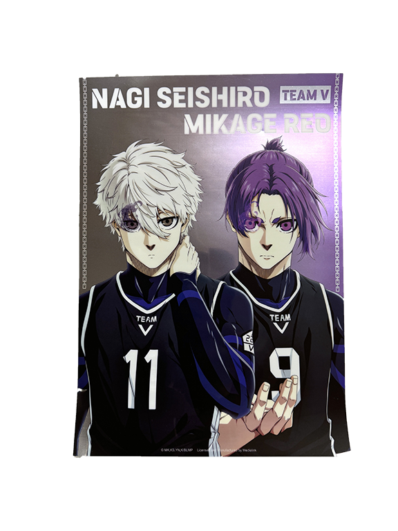 劇場版 藍色監獄 A3 金屬海報 - 凪＆玲王