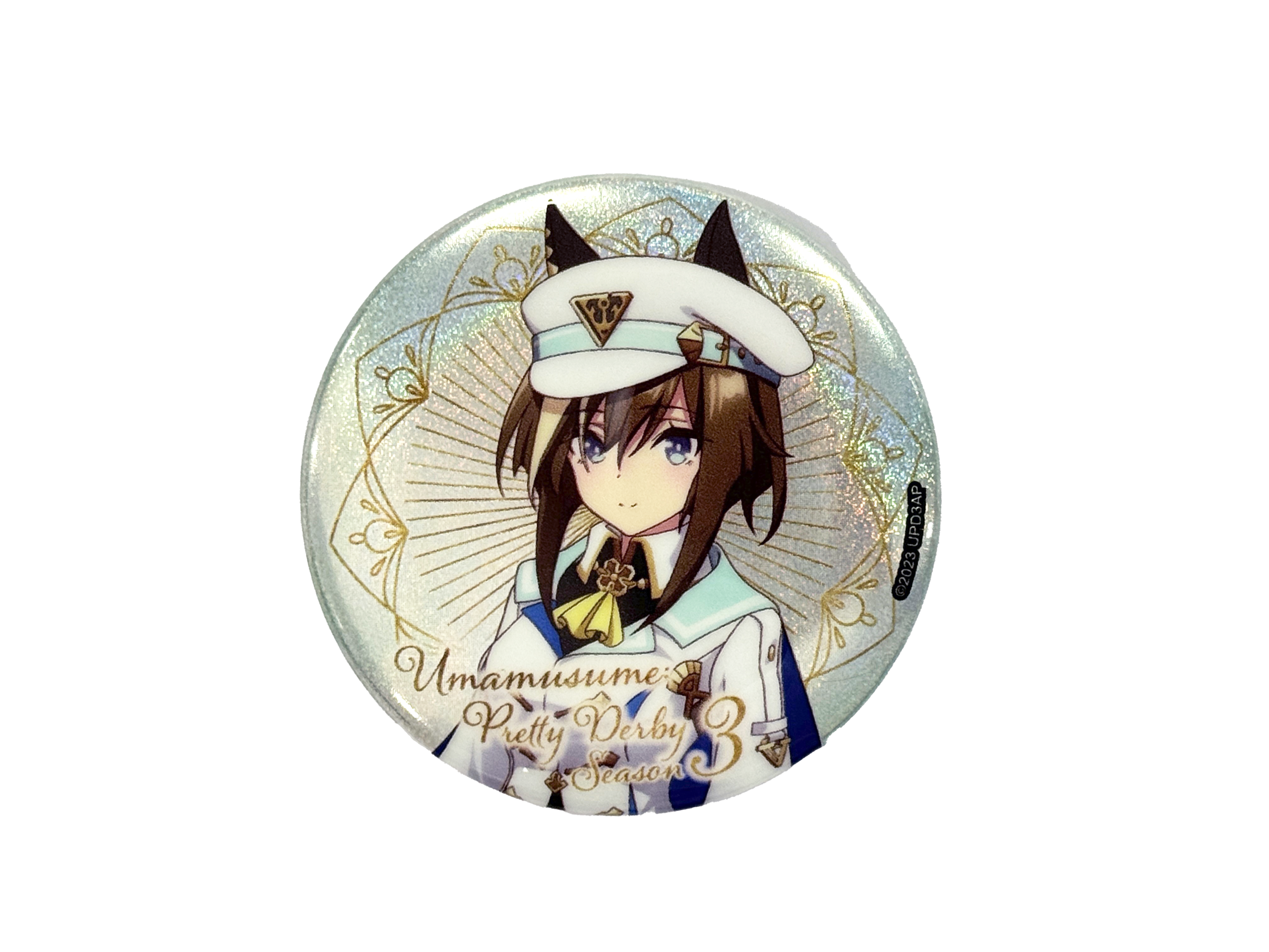 賽馬娘Pretty Derby 58mm幻彩襟章 - 高尚駿逸