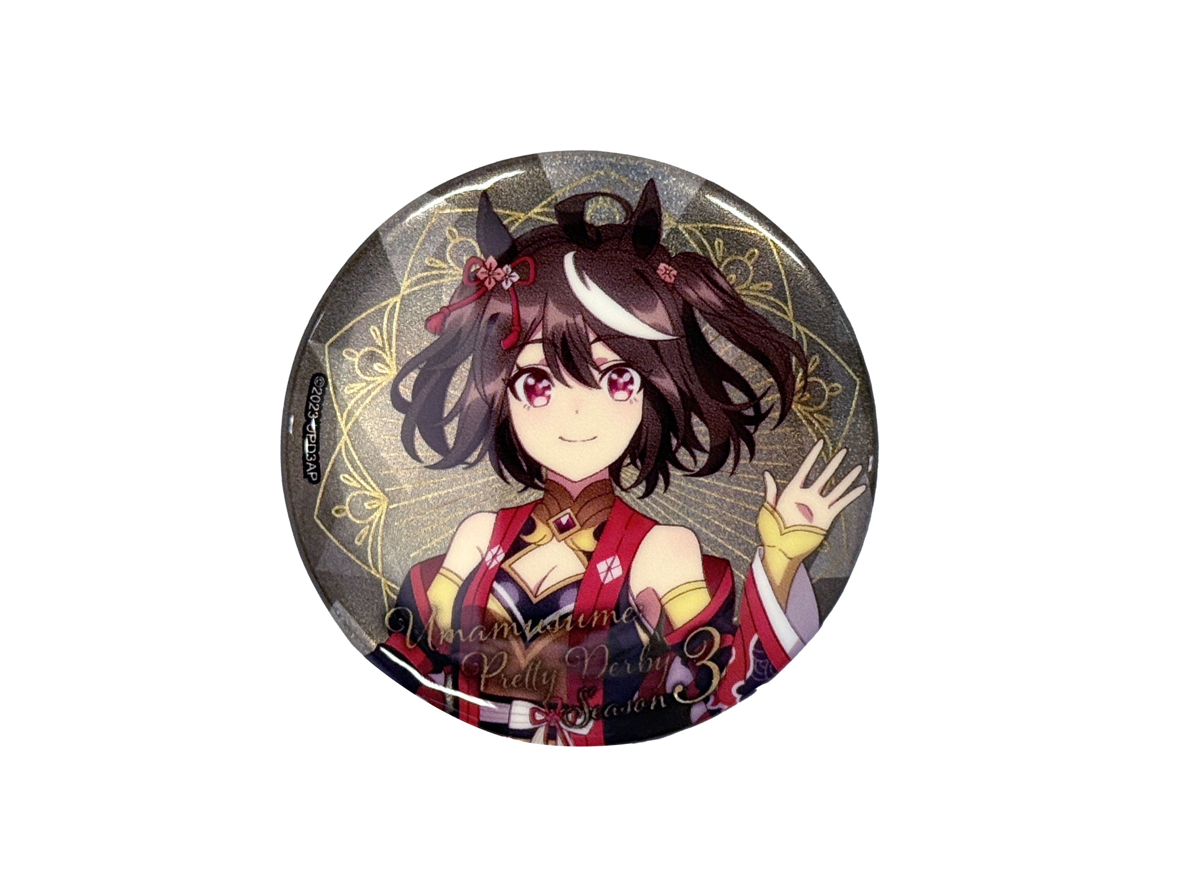 賽馬娘Pretty Derby 58mm幻彩襟章 - 北部玄駒