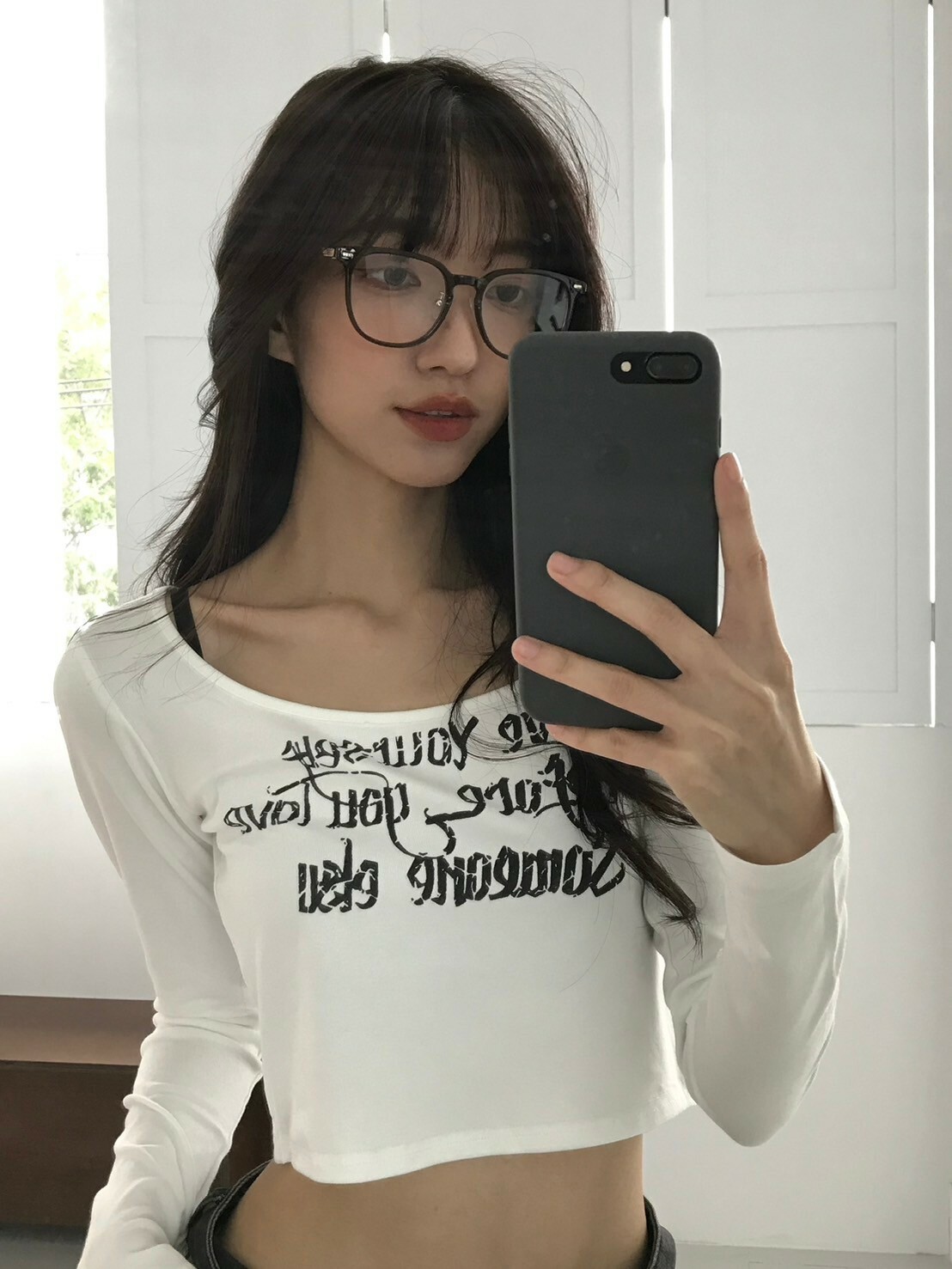 店長私藏😽 誰戴誰臉小 方框眼鏡2colors（附眼鏡盒+布）