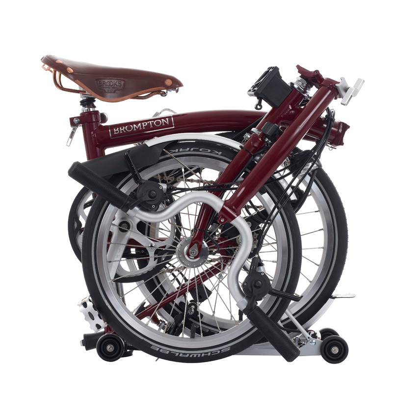 Brompton C Line Classic Edition 6 速摺車 -Oxblood Red