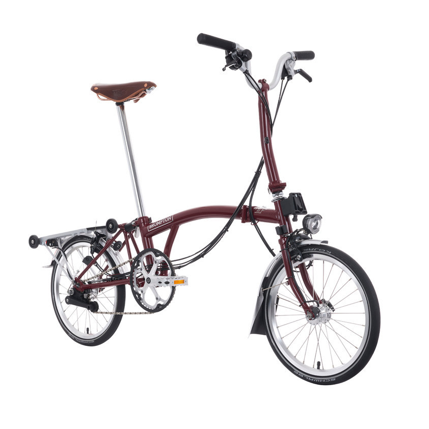 Brompton C Line Classic Edition 6 速摺車 -Oxblood Red