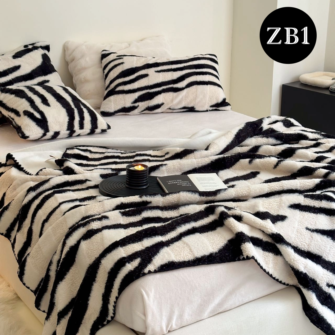 斑紋扎染雙層毛毯 ZB1