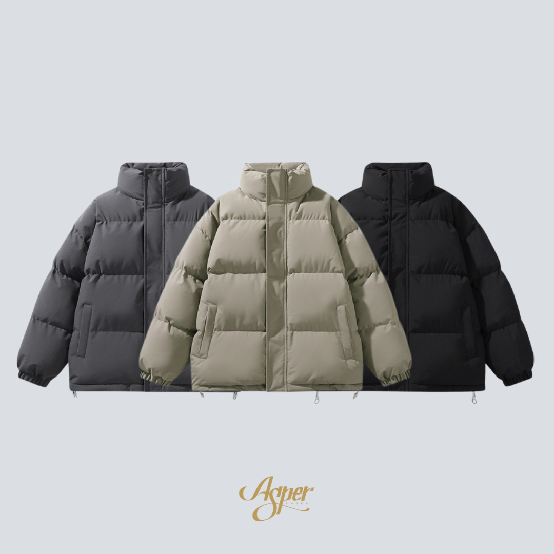 鋪棉立領麵包外套 1266