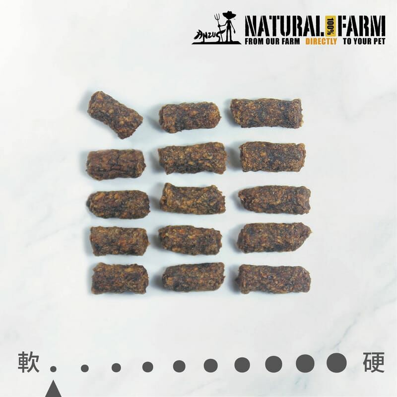 自然牧場｜鱈魚鹿肉（肉片軟零食）