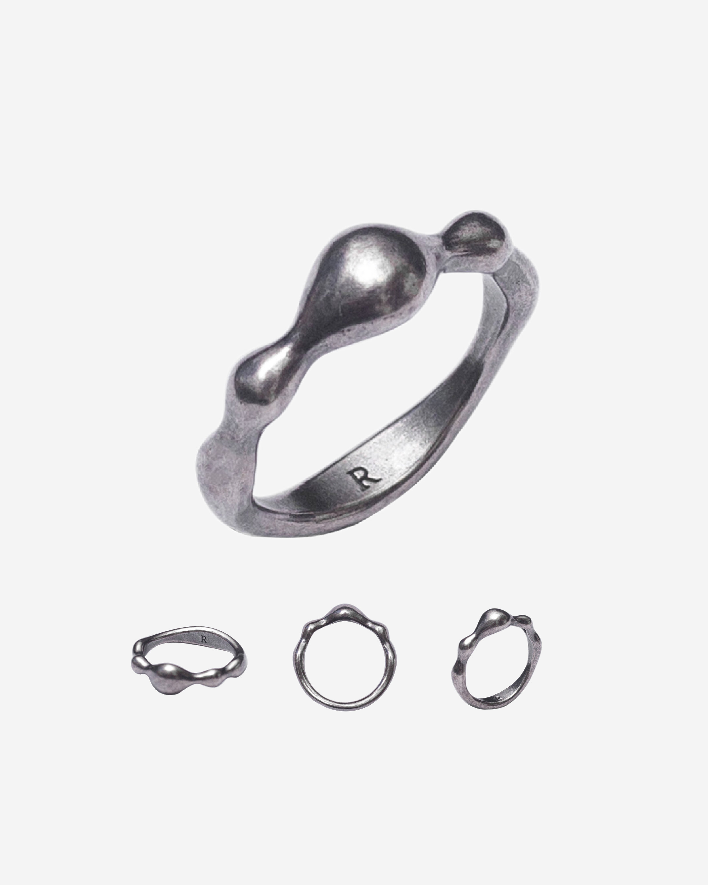 RECOVERY 漸變波紋戒指