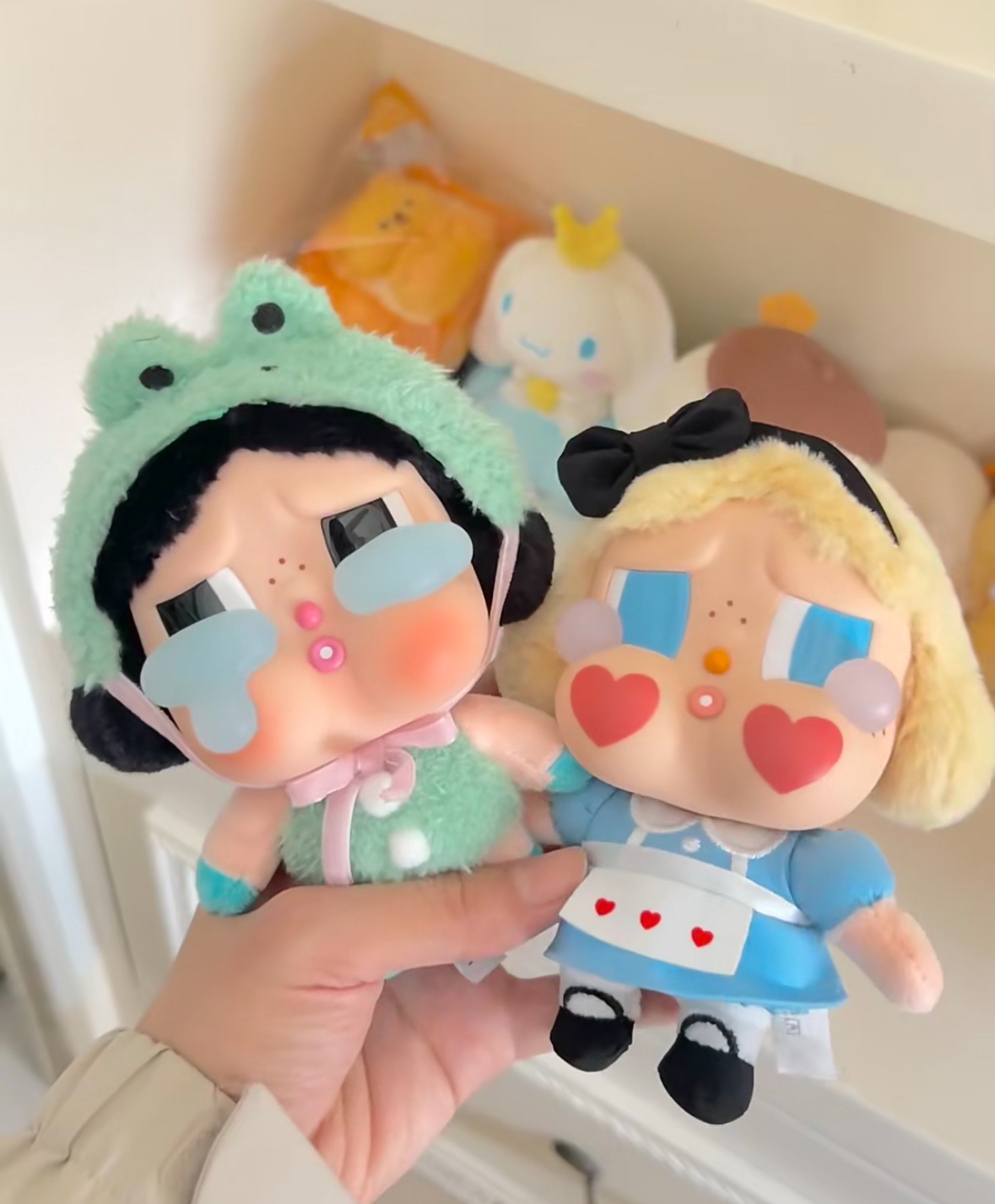 POPMART 泡泡瑪特 Crybaby 眼淚工廠系列 搪膠臉毛絨吊飾 盲盒 6+2款/預購