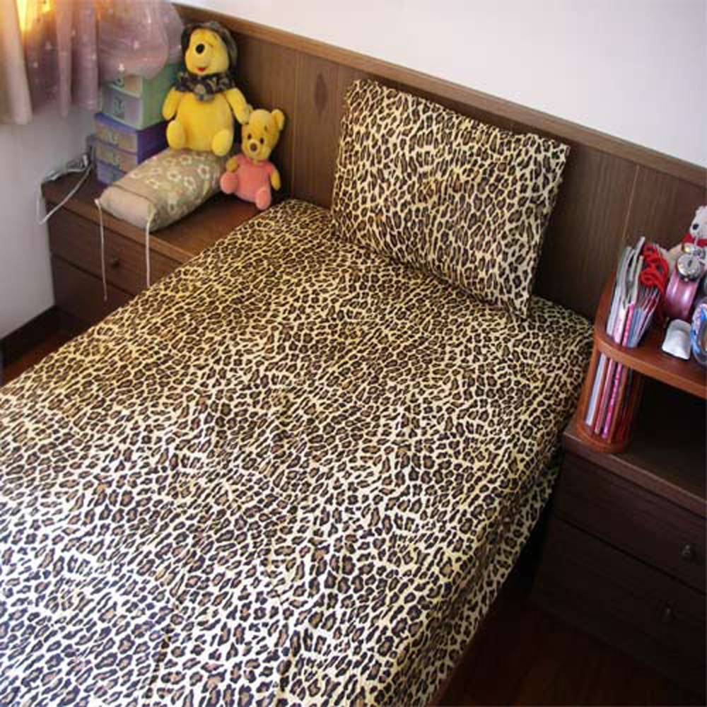 單人豹紋床包3件組(有被套款) 出清破盤下殺 OMAX歐妹思購物網