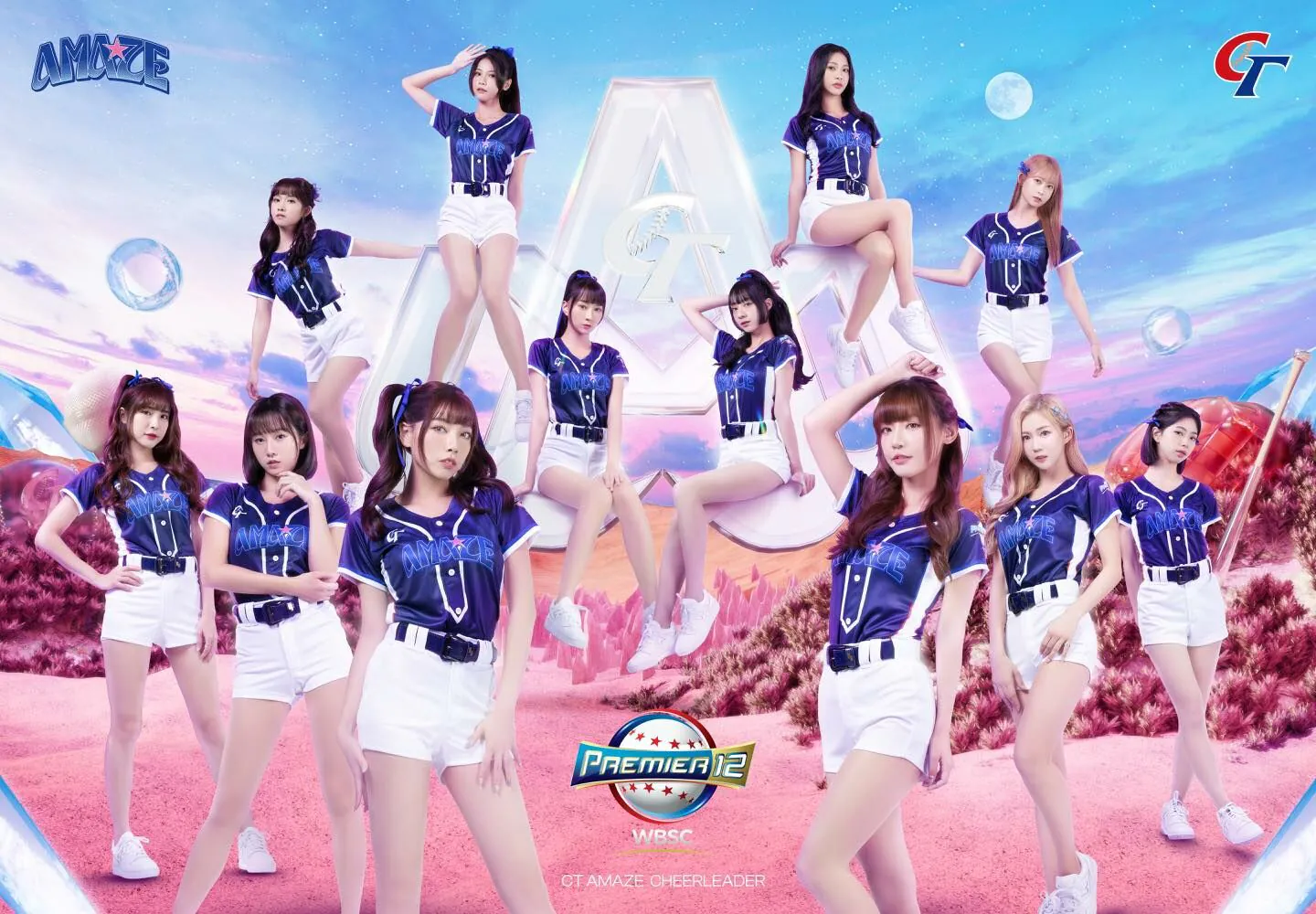 WBCQ CT AMAZE girls 一粒 Ili ユニフォーム L ユニフォーム CT Ili L AMAZE girls WBCQ 一粒