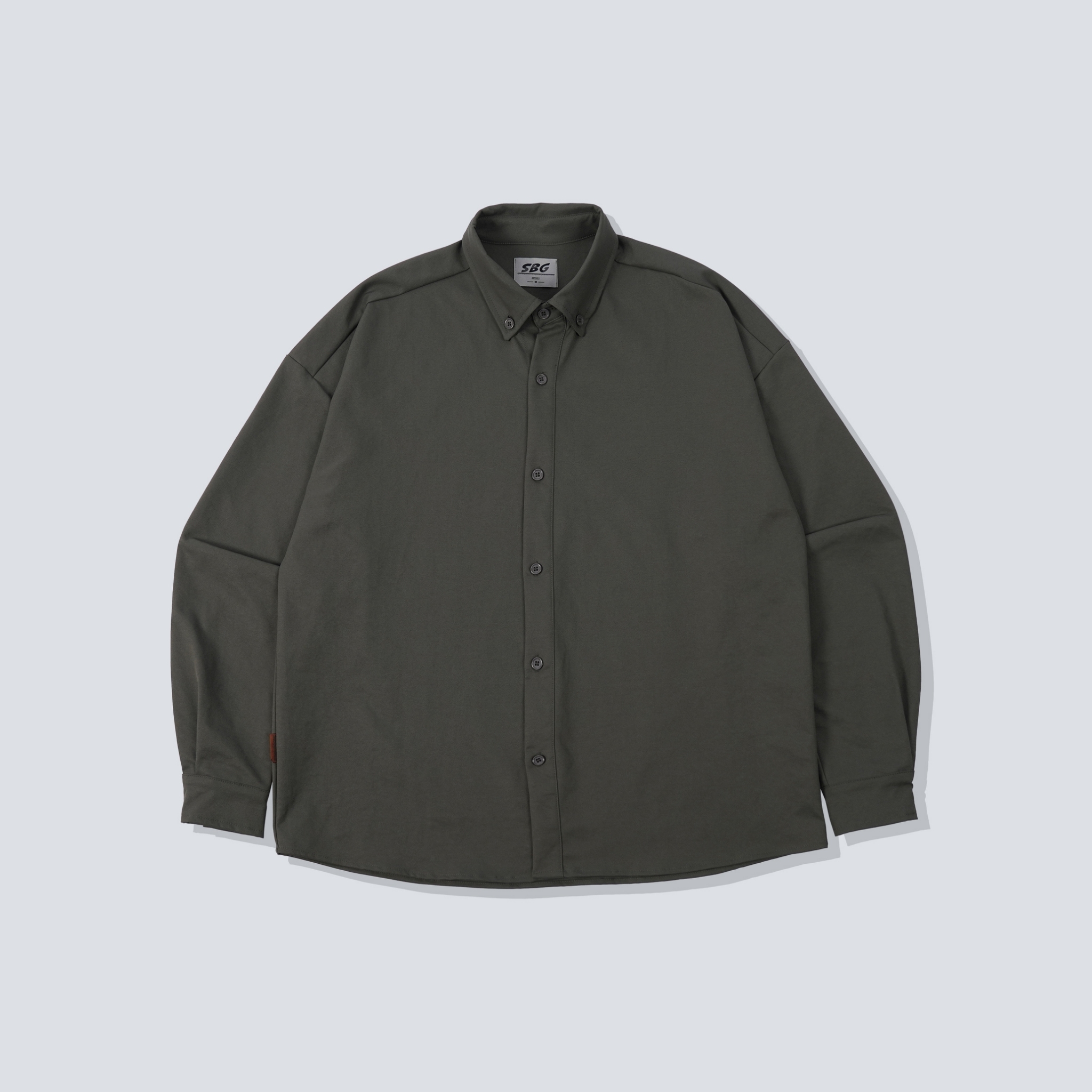 SBG 洗水素面微彈長袖襯衫 SB0149