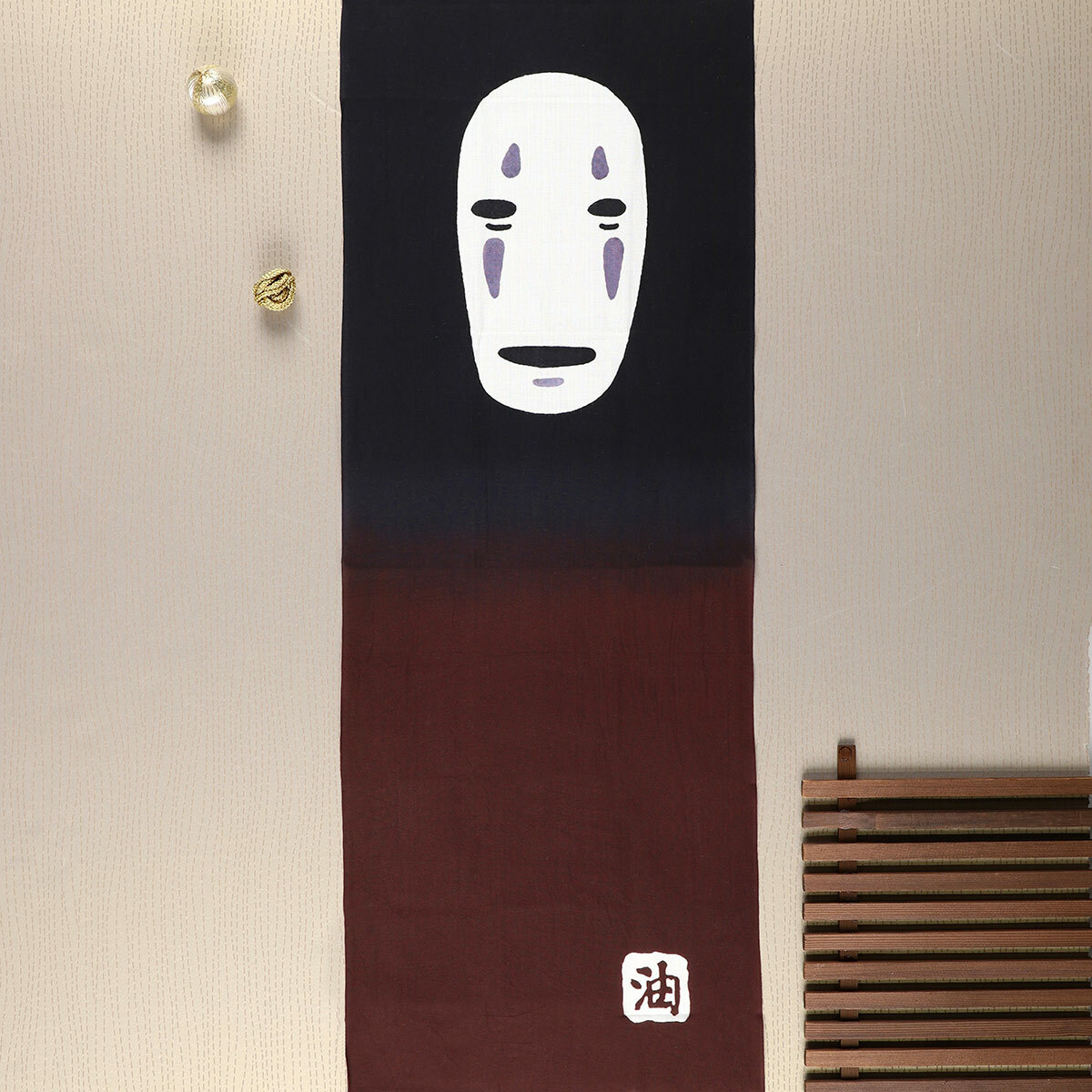 日本職人注染布 神隱少女 無臉男