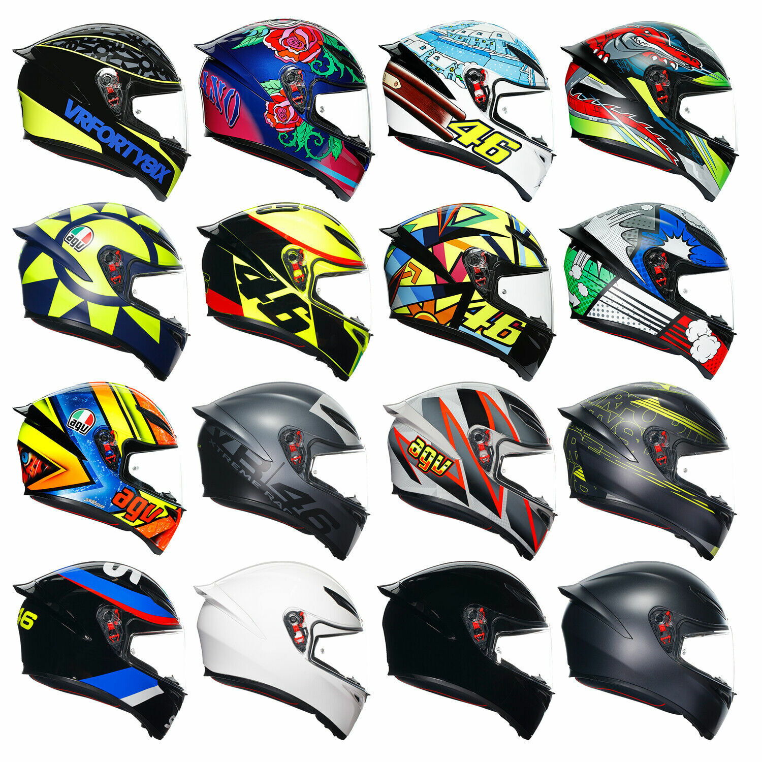 AGV K1-S LAP 全新彩繪 消光黑/灰/紅 全罩式安全帽 K1S 2024 競技帽