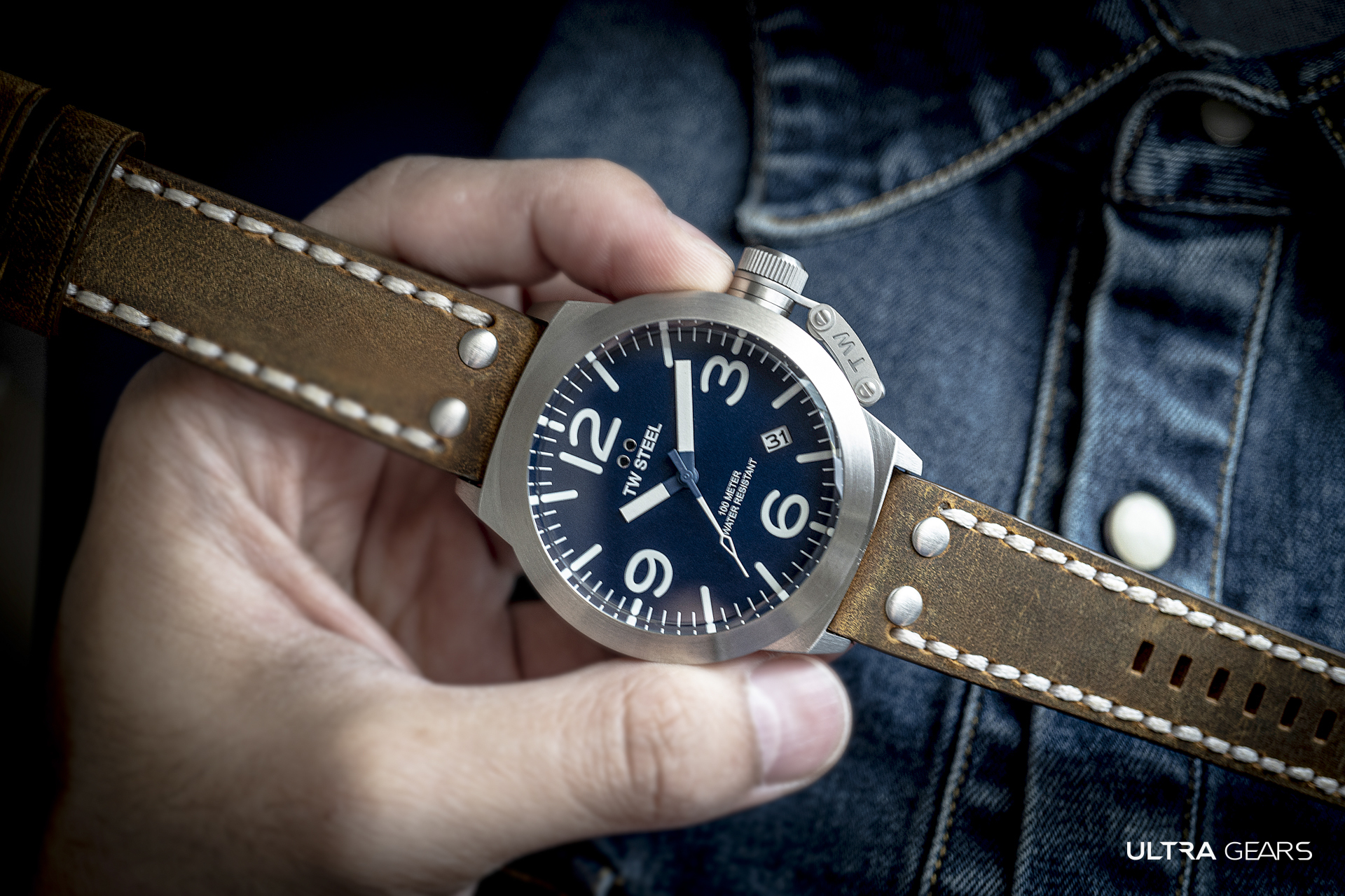 TW STEEL｜CANTEEN 全鋼藍面大三針-CS102