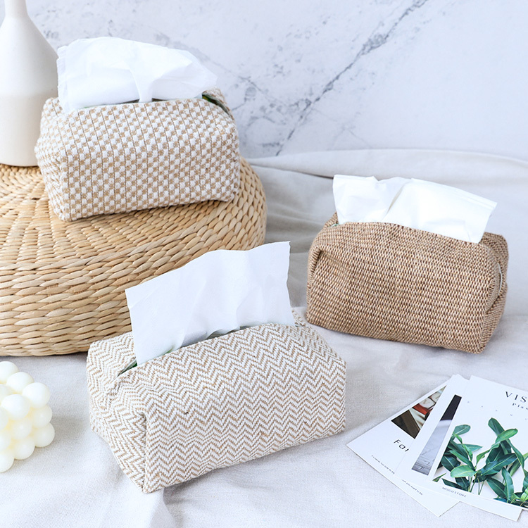 棉麻衛生紙套【AZ038】