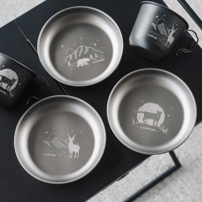 【CAMPFIRE 營火部落】鈦坦露營餐盤
