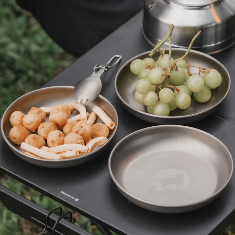 【CAMPFIRE 營火部落】鈦坦露營餐盤