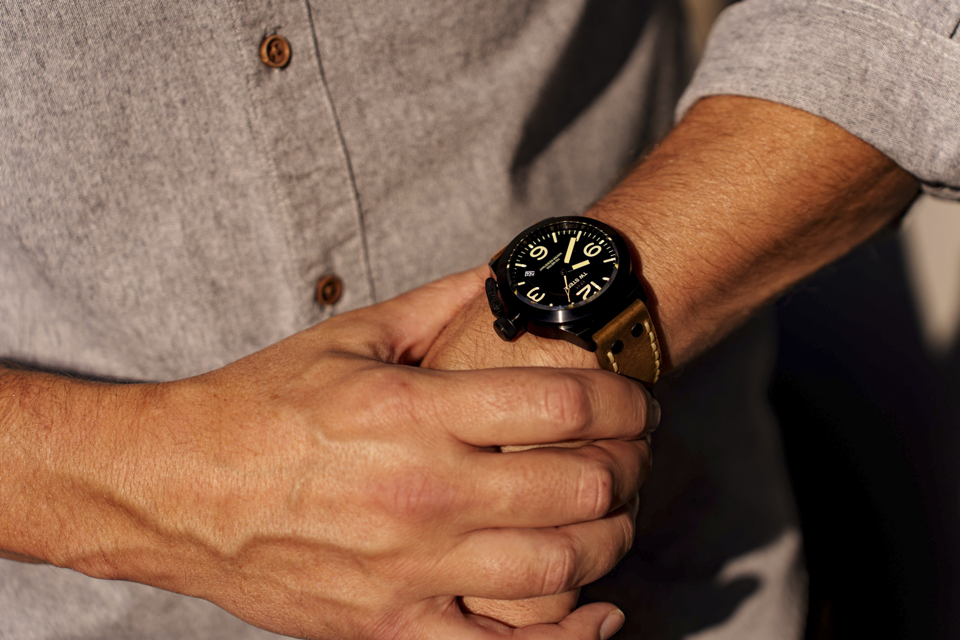 TW STEEL｜CANTEEN 全黑大三針-CS103