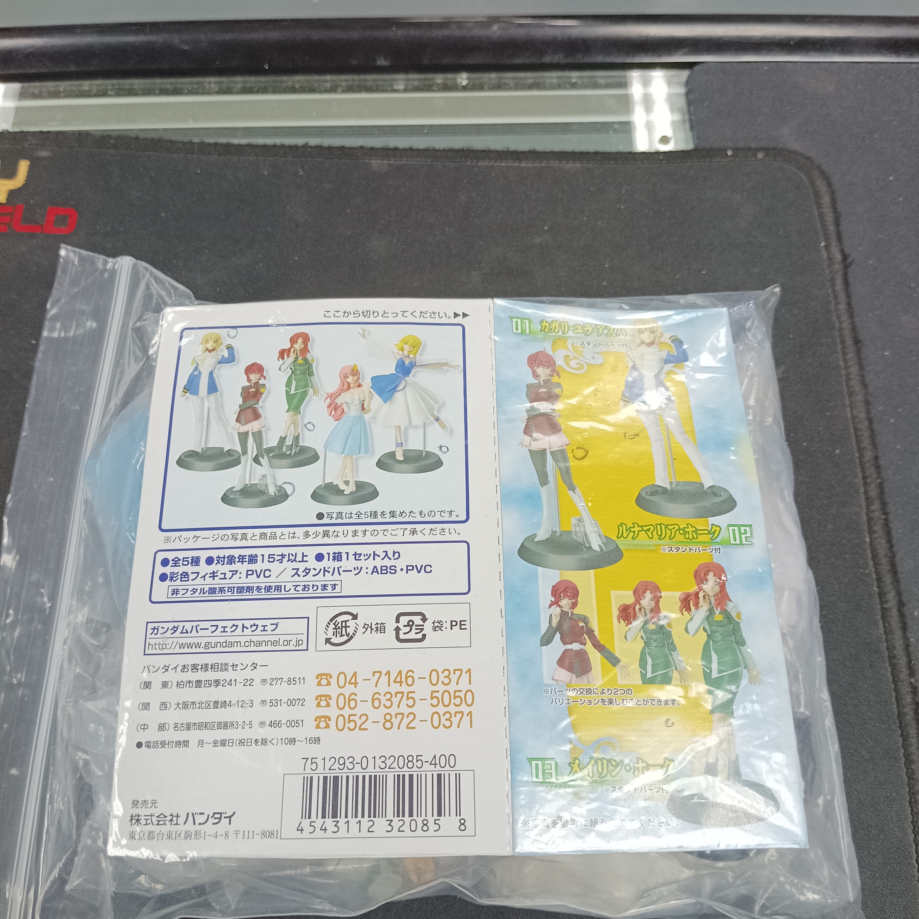 其它-GUNDAM Seed Destiny 5 女角色 盒玩 全5種