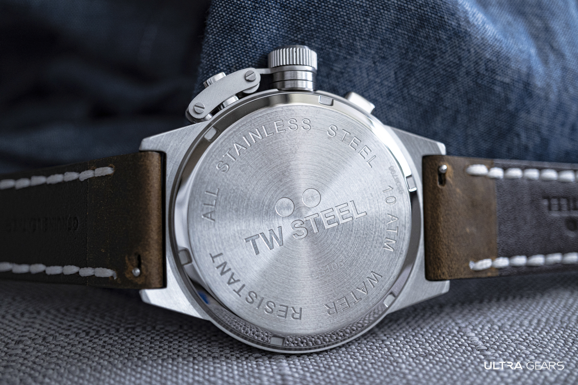 TW STEEL｜CANTEEN 全鋼藍面計時碼錶-CS106