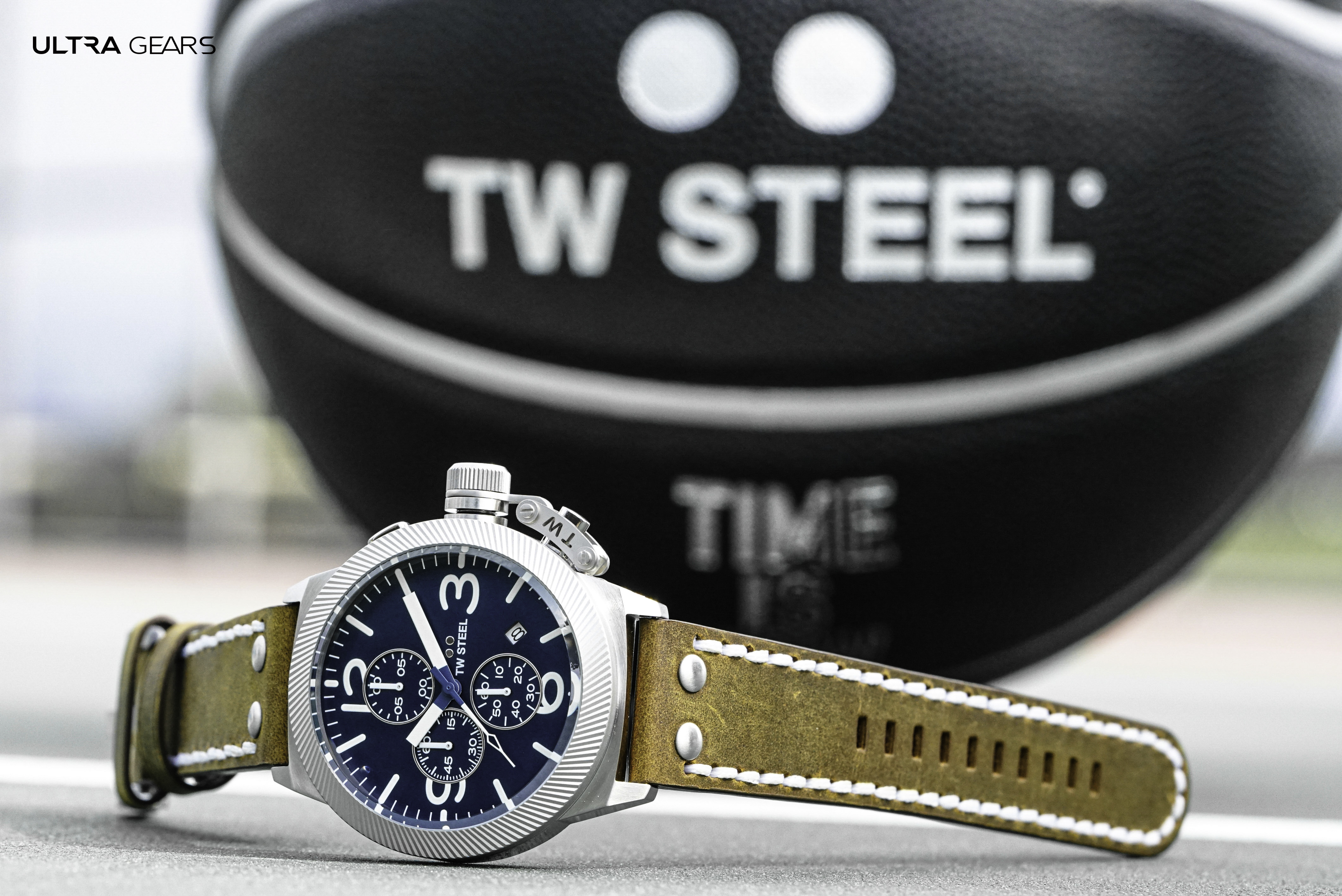 TW STEEL｜CANTEEN 全鋼藍面計時碼錶-CS106