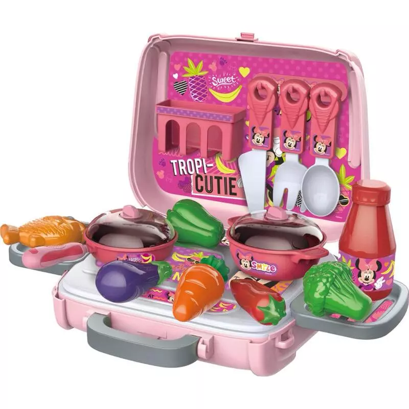 《 Disney 迪士尼 》 米妮三合一廚房手提盒