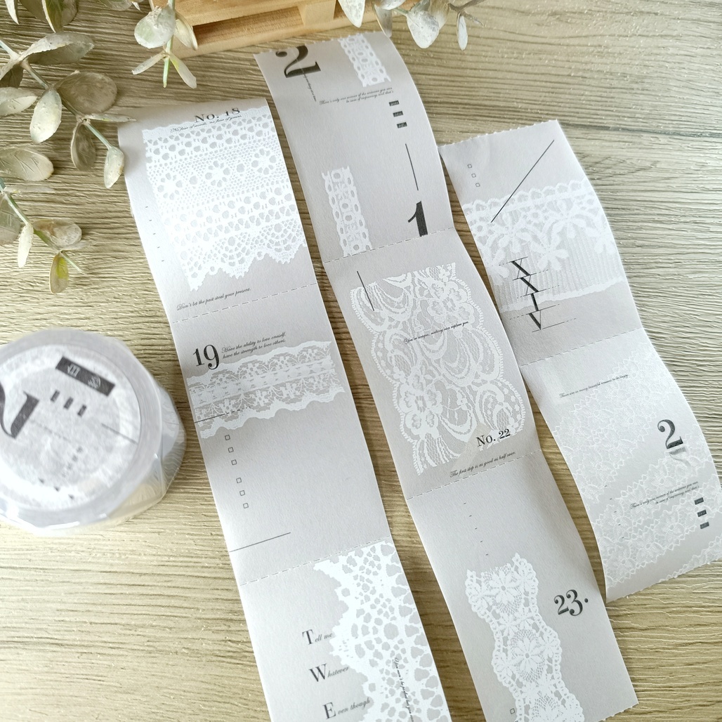 無色綻放．白紗 4.5cm描圖紙/和紙膠帶 <整捲/分裝>