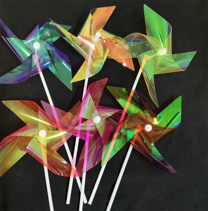 新年四角六葉彩膜風車 AD1129