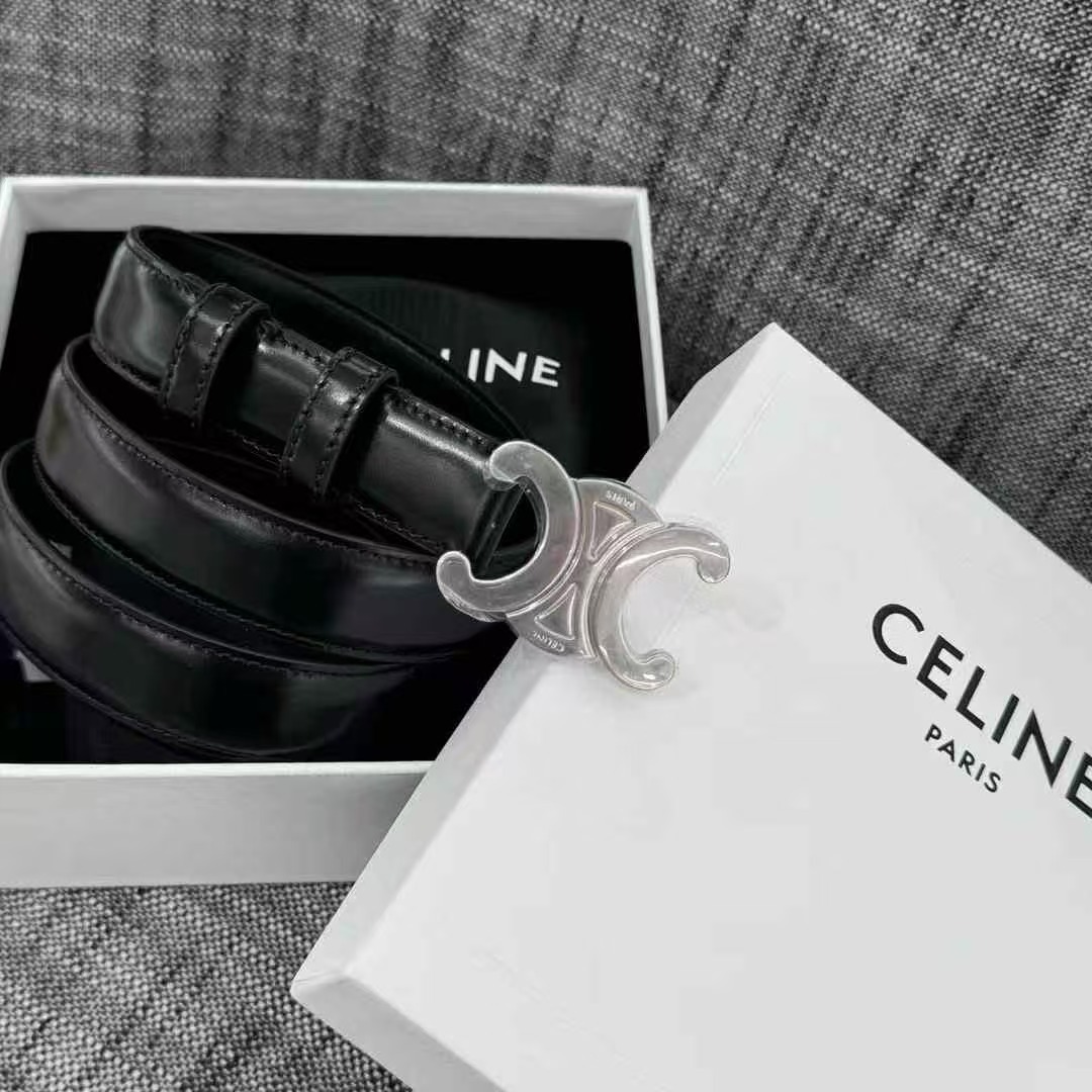 CELINE 皮带(寬2.5cm) CL0XWF0206 45AKA3A01-38SI-T
