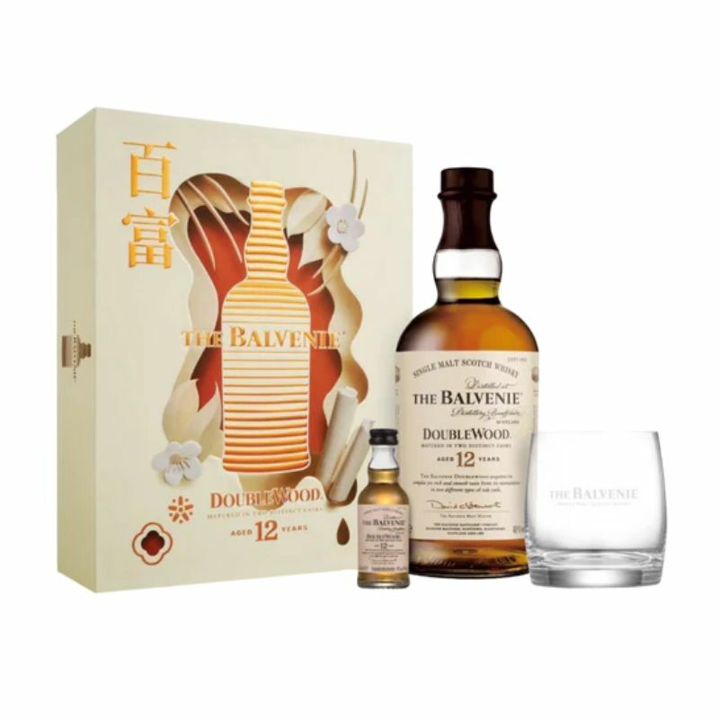 百富12年 雙桶：威杯小樣酒禮盒
