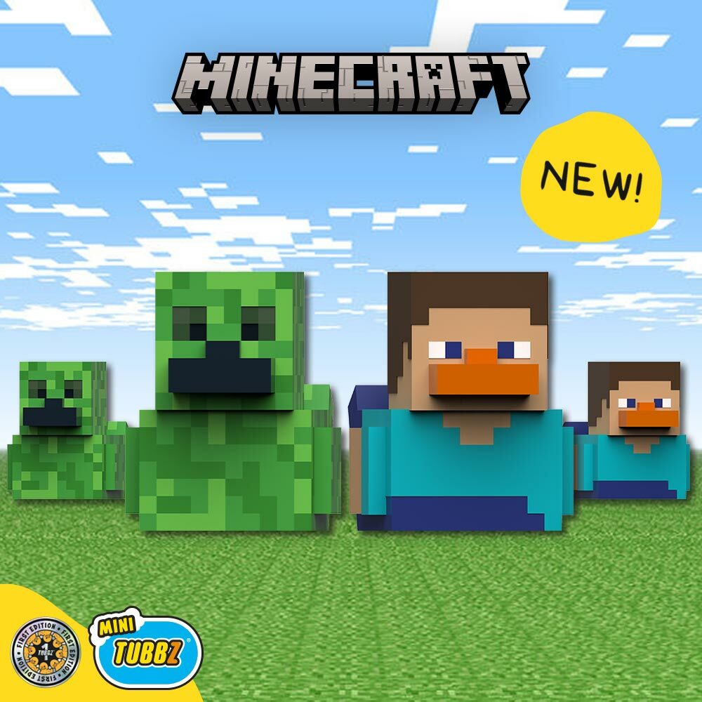 TUBBZ,進擊的巨人,黃色小鴨,麥塊,我的世界