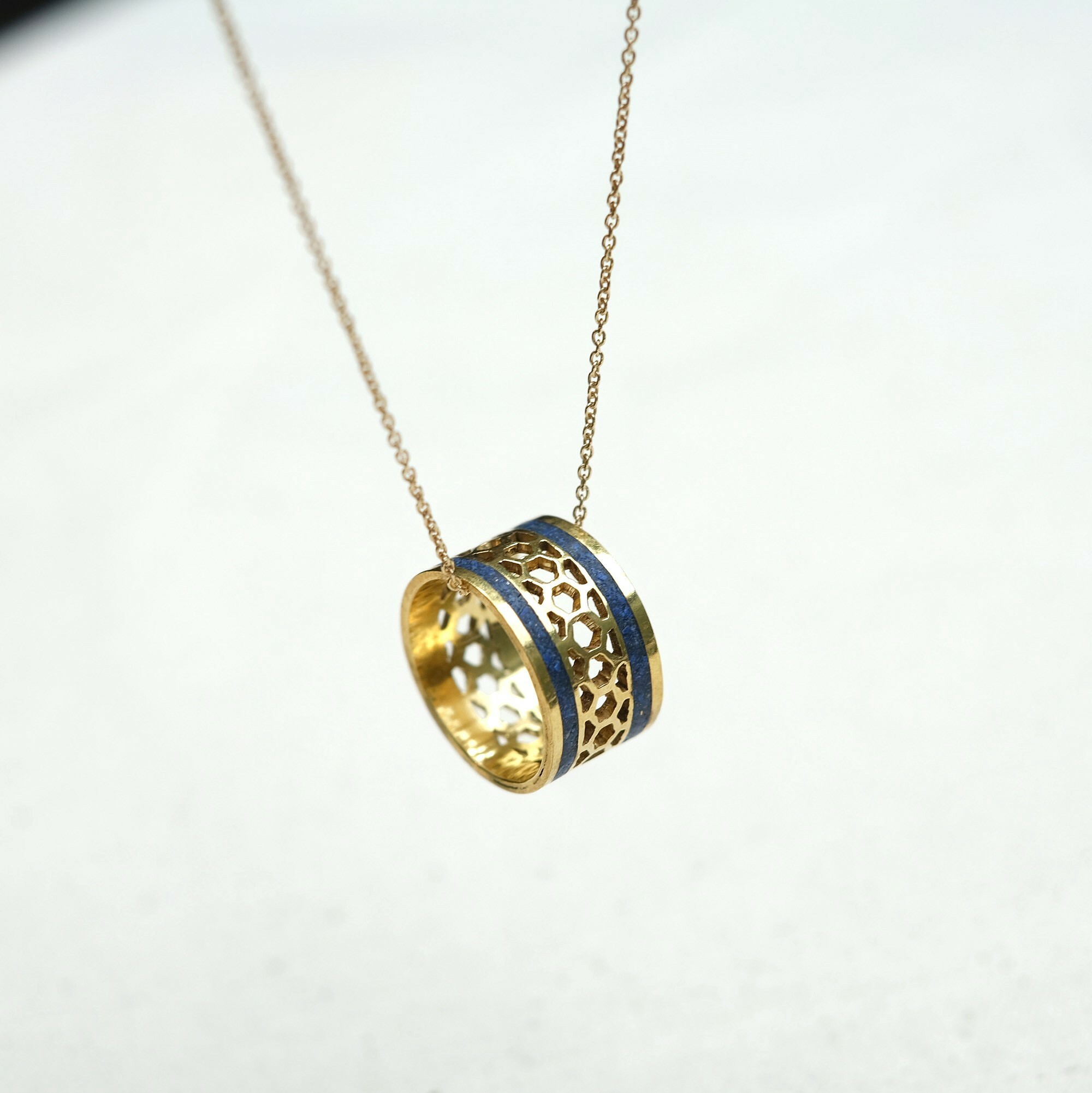 伊斯蘭金工｜Parda 青金石戒指項鍊｜阿富汗