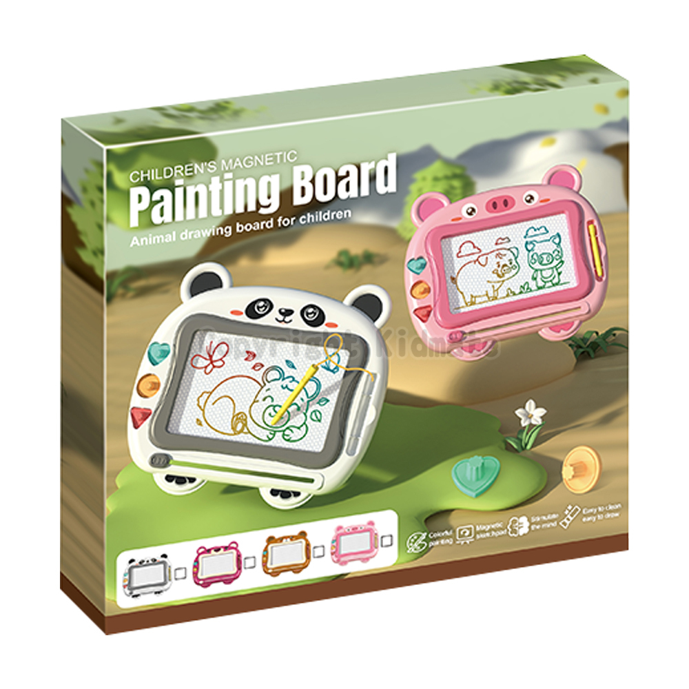 《 KIDMATE 》 動物磁性彩色畫板 (混款 隨機出貨)