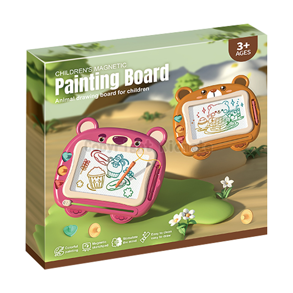《 KIDMATE 》 動物磁性彩色畫板 (混款 隨機出貨)