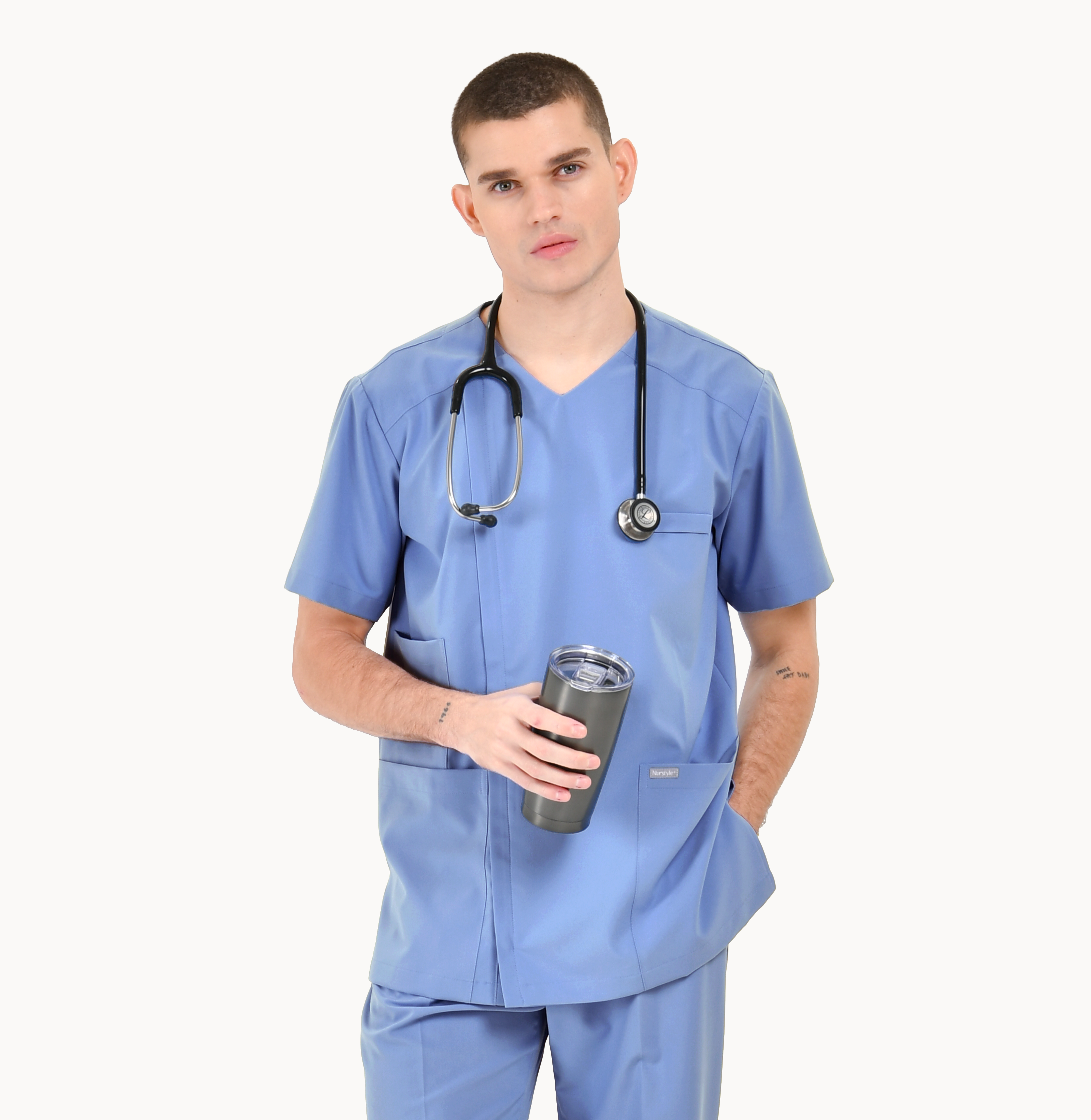 20504 EASYLIGHT 男款刷手服 海王星藍