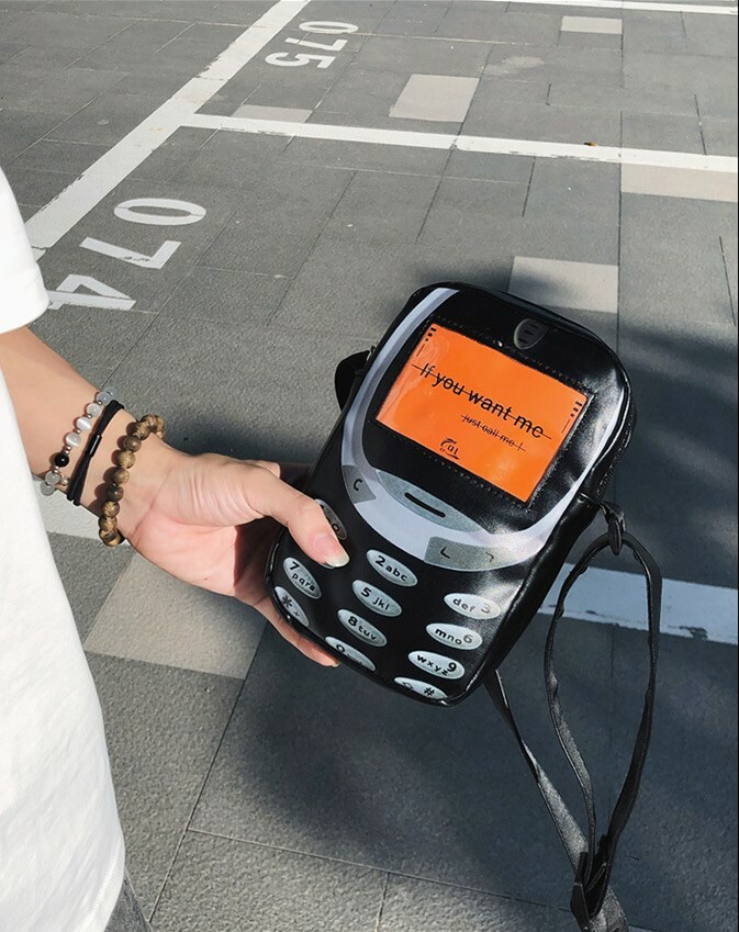 Nokxa 經典電話造型斜孭袋