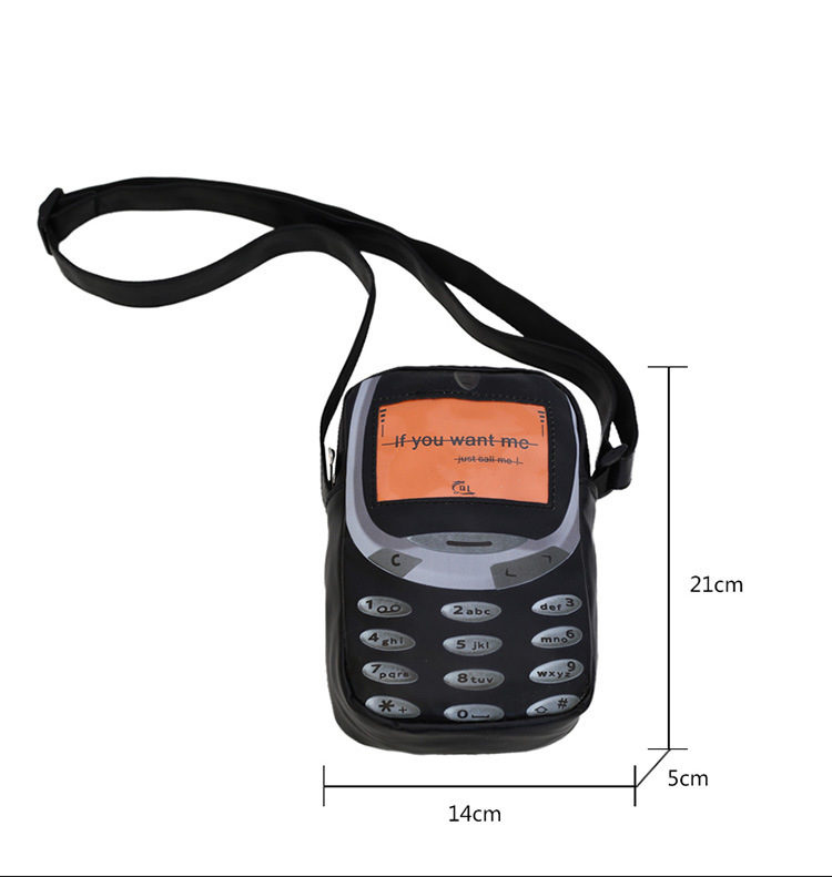 Nokxa 經典電話造型斜孭袋