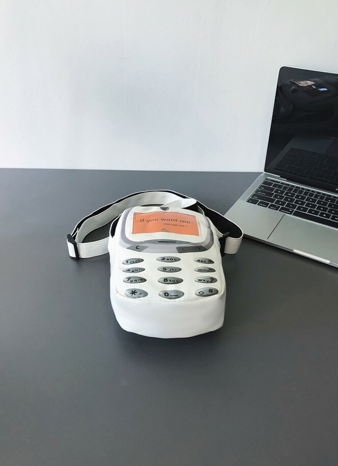 Nokxa 經典電話造型斜孭袋