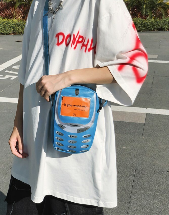 Nokxa 經典電話造型斜孭袋