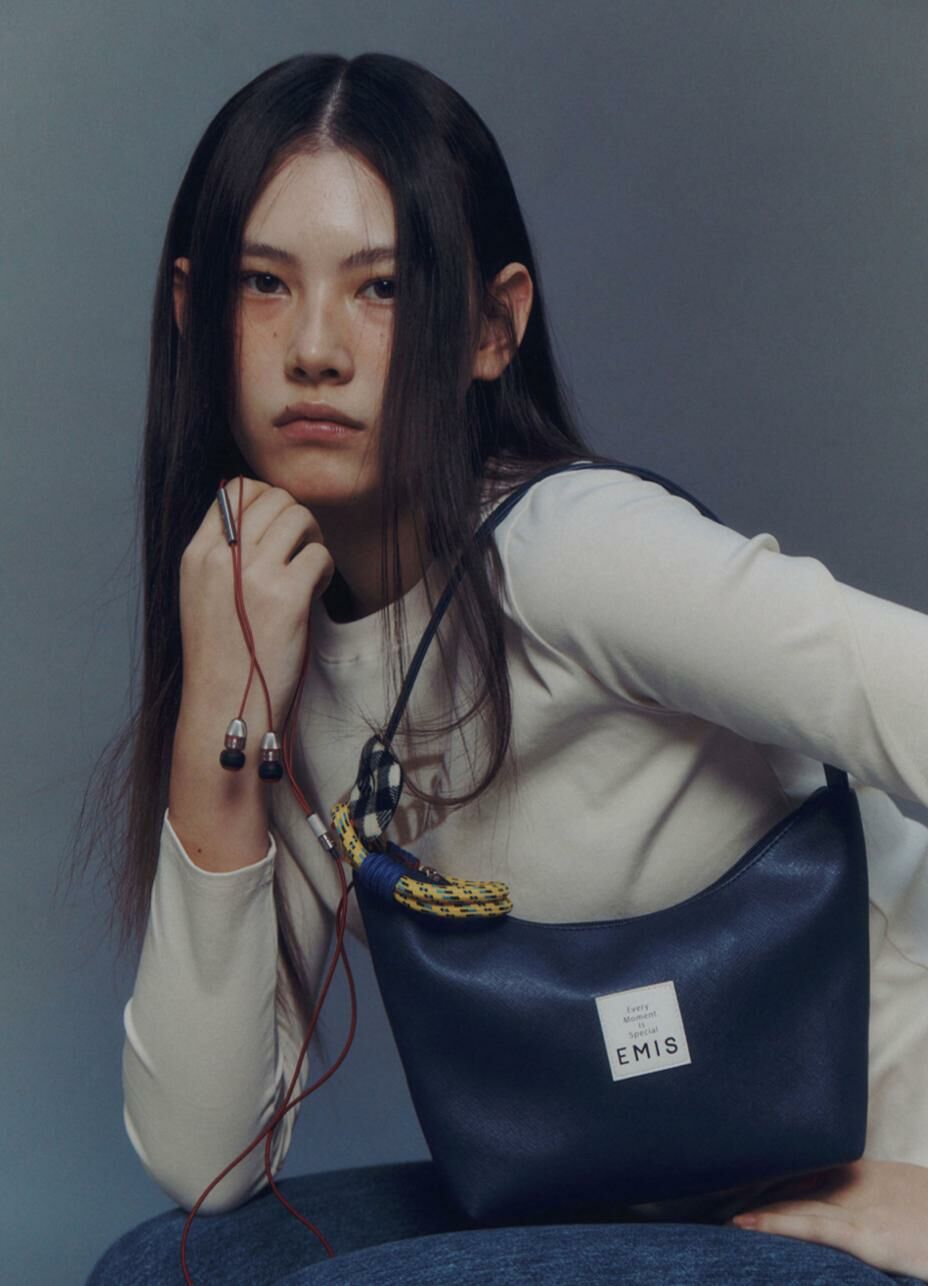 Emis NEW LEATHER HOBO BAG