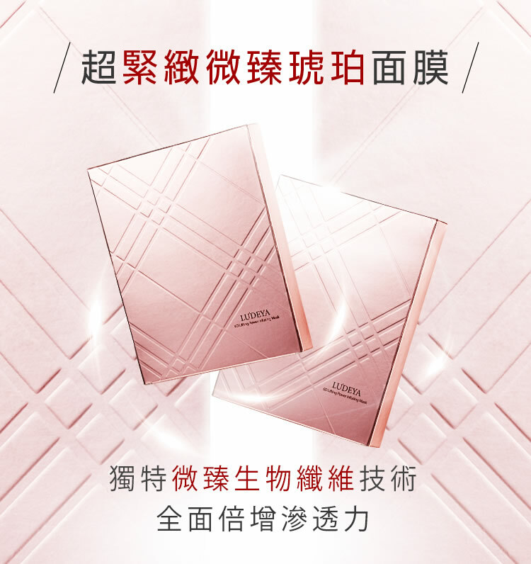 LUDEYA 超緊緻琥珀微臻面膜(3片/盒)