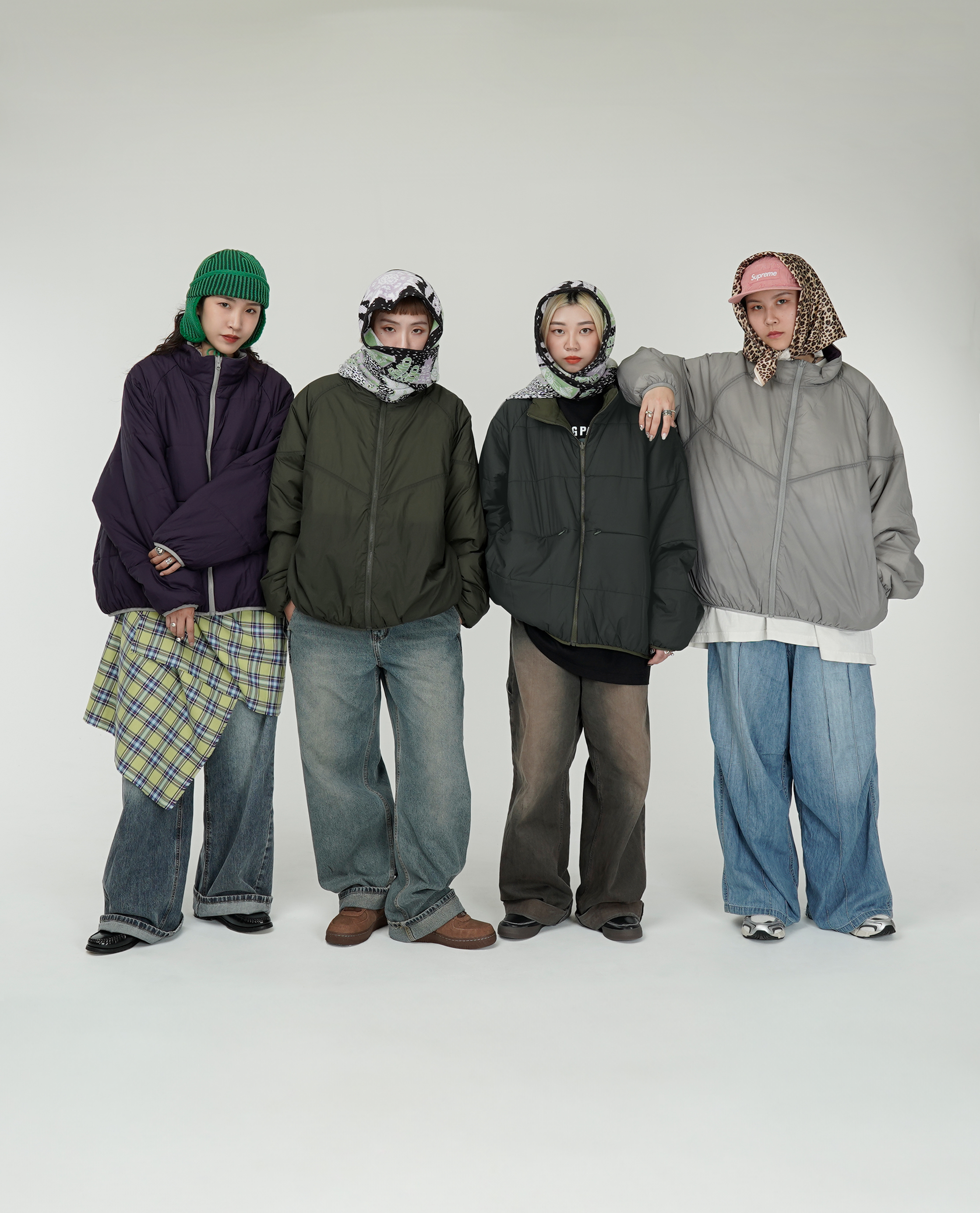 O.POism 立領科技絨雙面穿外套