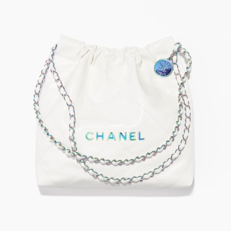 CHANEL 22 Bag 小型手袋 亮面小牛皮