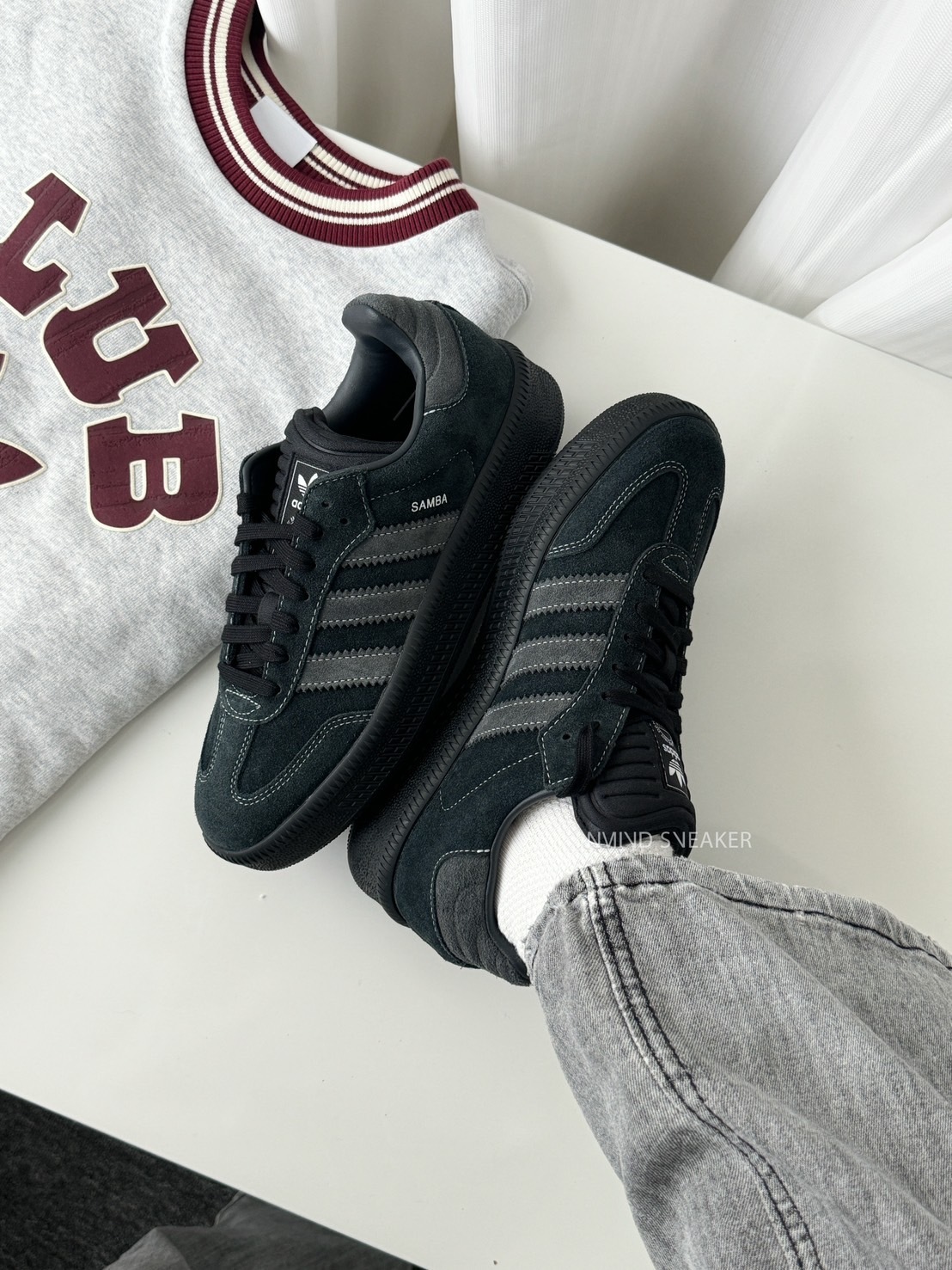 <快速出貨> Adidas Samba XLG 厚底復古黑