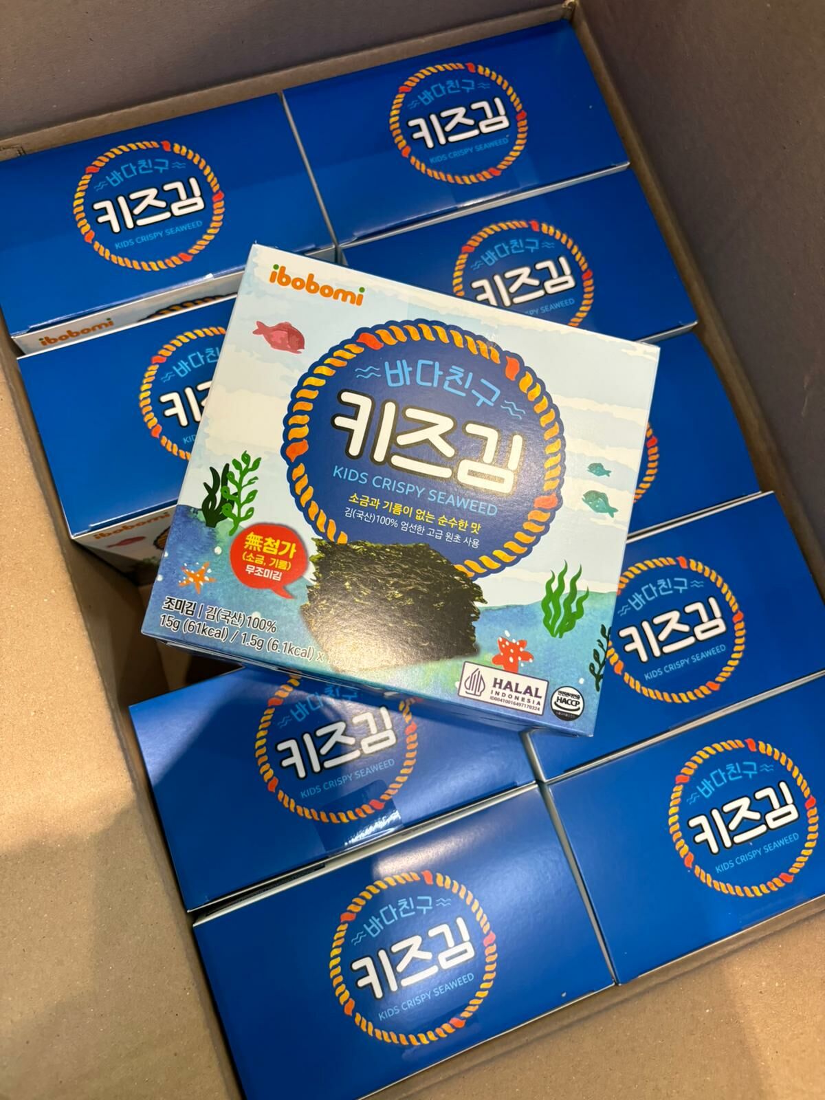 韓國 ibobomi 無調味海苔15Gx10 包 [#SQ24111503]