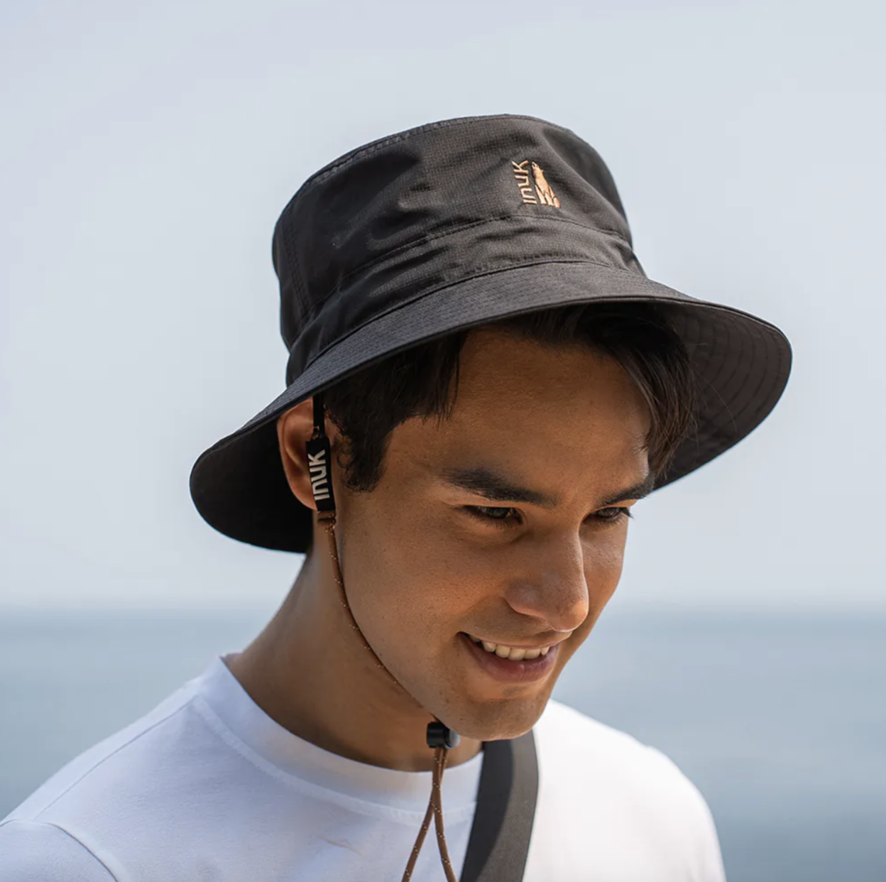 【INUK】 防水漁夫帽 | 黑