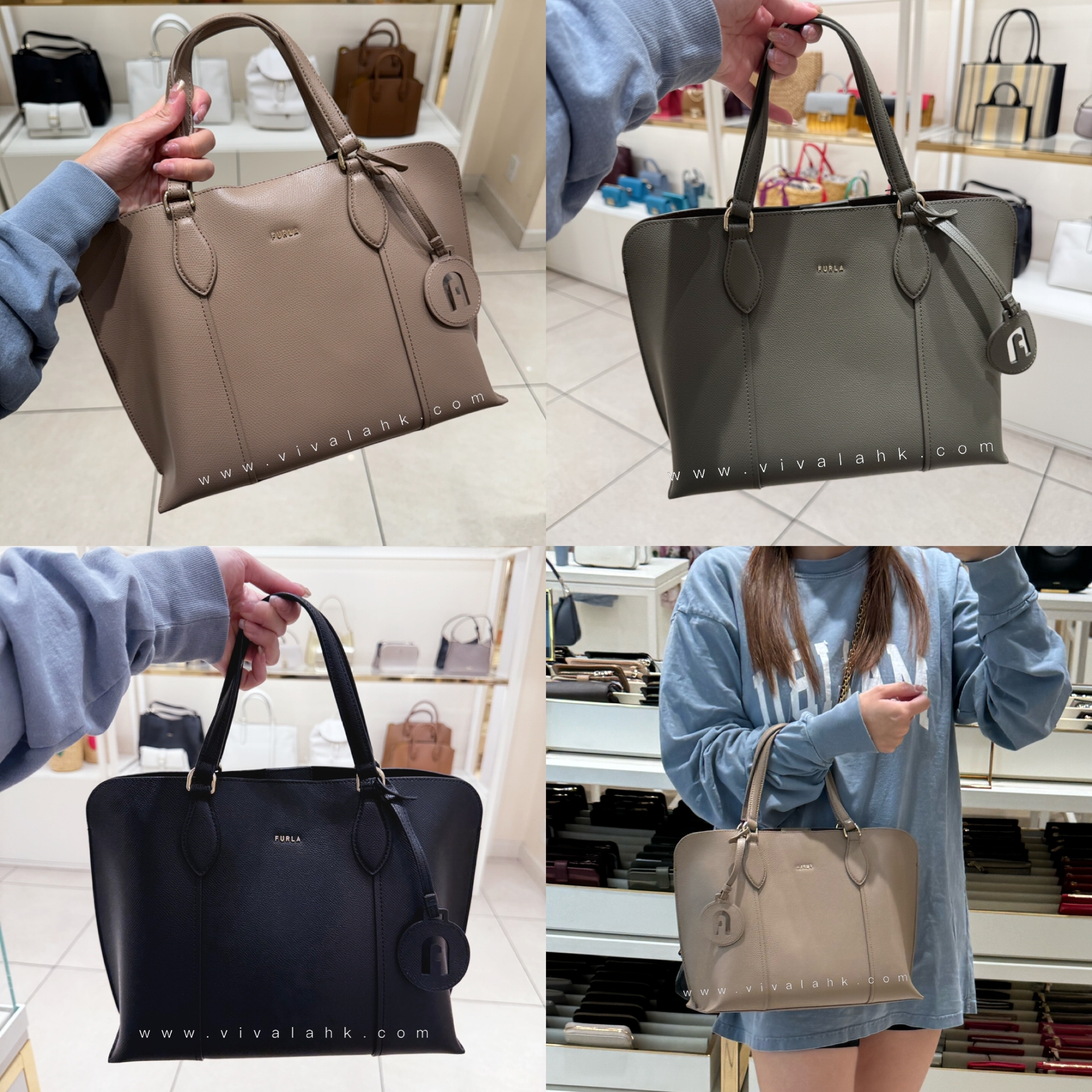 Furla - Vittoria Tote (中) (WB01510 BX0306)