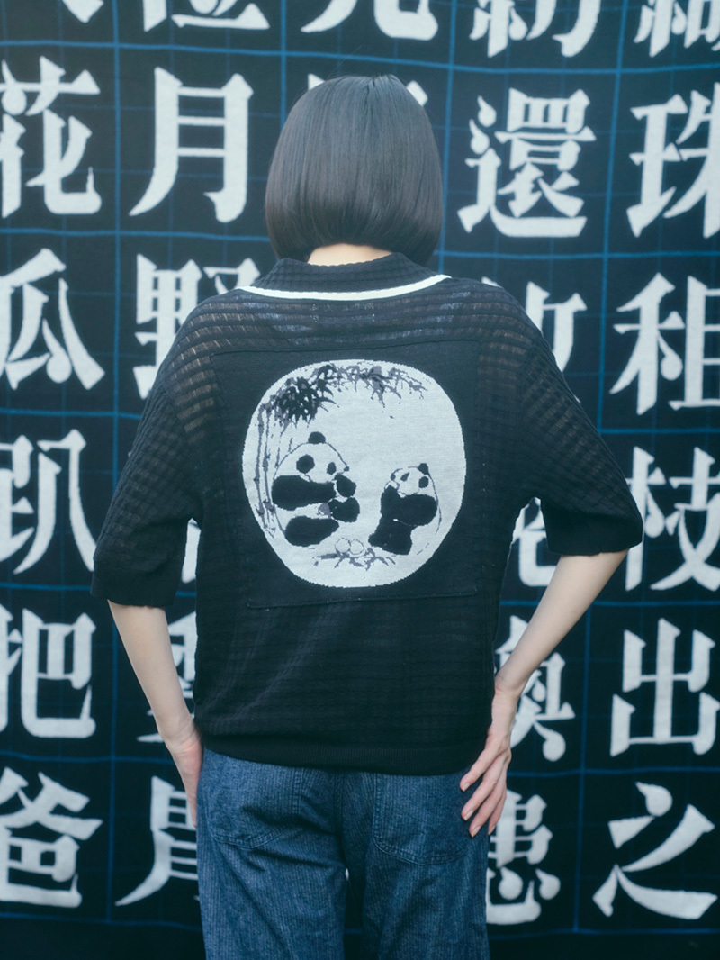 Panda Play With Balls in the Bamboo Forest- Polo Top