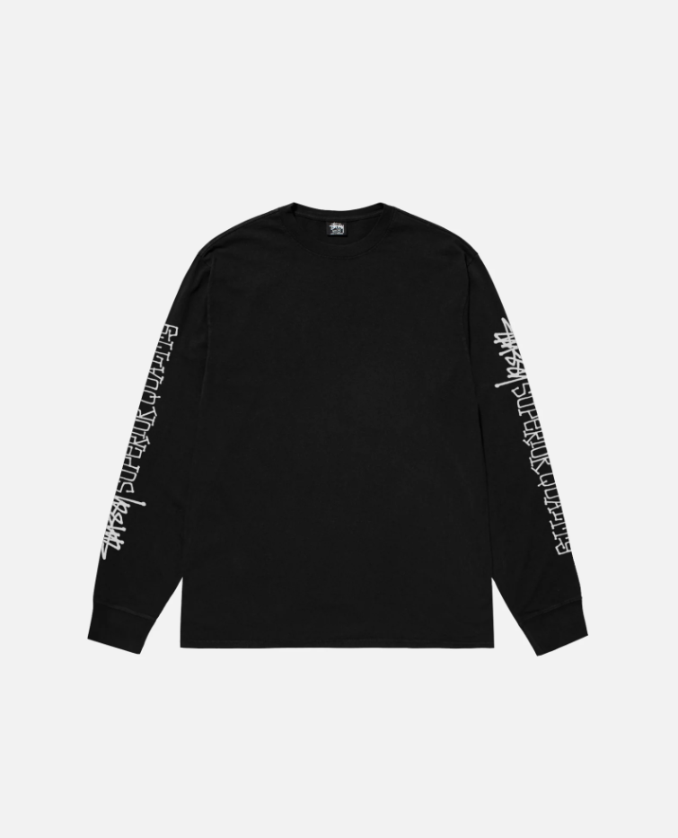 STUSSY SUPERIOR QUALITY LS TEE PIGMENT DYED